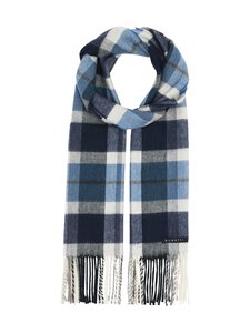 Bugatti - Checked-huivi - 590 NAVY | Stockmann