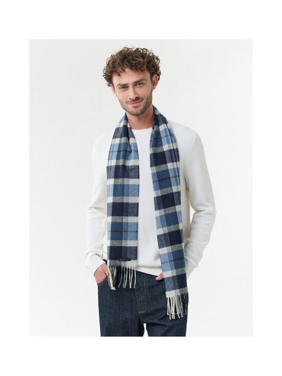 Bugatti - Checked-huivi - 590 NAVY | Stockmann - photo 4