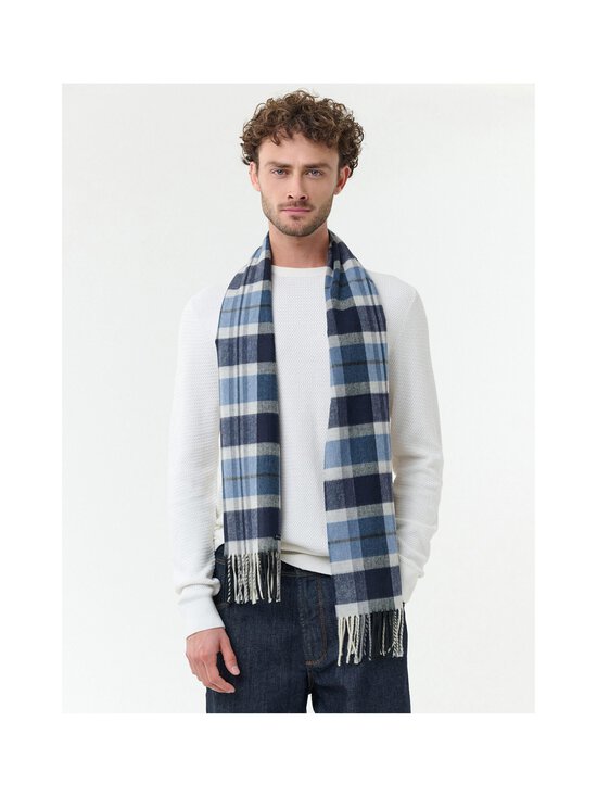 Bugatti - Checked-huivi - 590 NAVY | Stockmann - photo 5