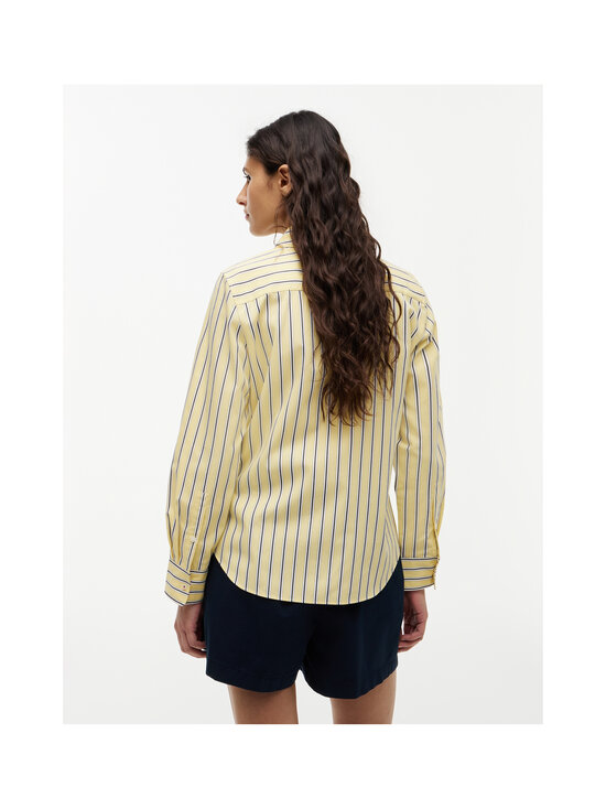 Tommy Hilfiger - Poplin Regular kreklblūze - 0FR LIQUORICE STP CITRONELLA | Stockmann - photo 4