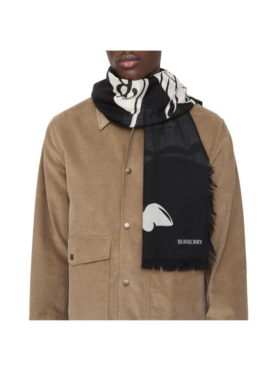 Burberry - Large Equestrian Knight -villahuivi - C1343 BLACK/CALICO IP CHK | Stockmann - photo 5