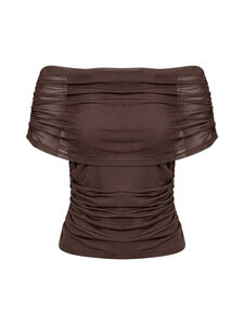 Object - ObjDina Regular Cape -toppi - SEAL BROWN | Stockmann