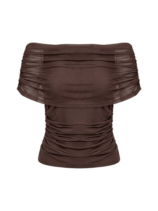 Object - ObjDina Regular Cape -toppi - SEAL BROWN | Stockmann - photo 1