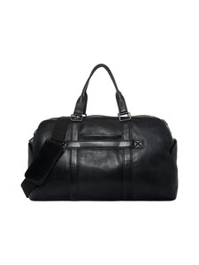 CONSTRUE - Nahkkott Casper Weekender - BLACK | Stockmann