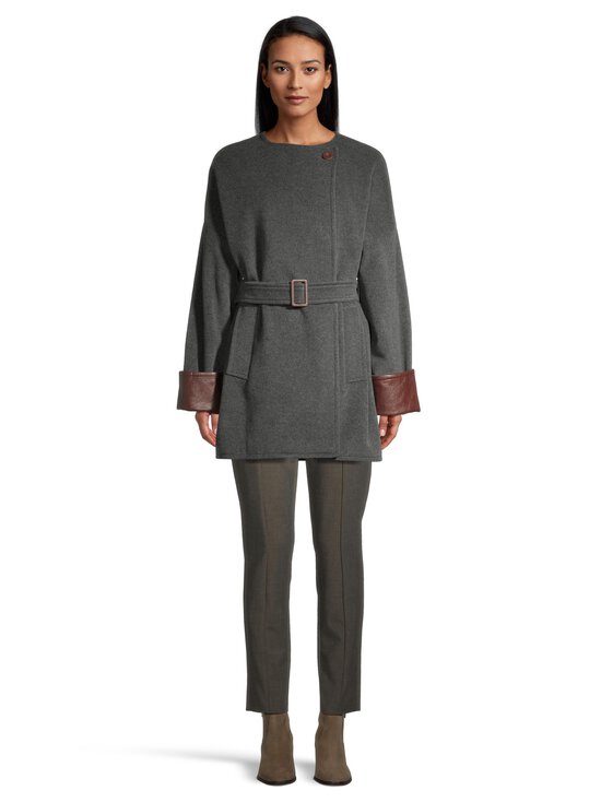 Marella - Creta-villakangastakki - 002 MELANGE GREY - photo 5 Marella - Creta-villakangastakki - 002 MELANGE GREY | Stockmann - photo 5
