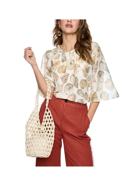 Marc Cain - Shell-silkkisekoitepusero - 110 OFF-WHITE | Stockmann - photo 6