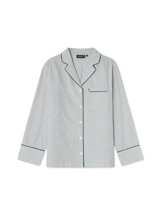 Lexington - Cotton Pinstripe -pyjama - 890 GREEN/WHITE STRIPE | Stockmann - photo 2
