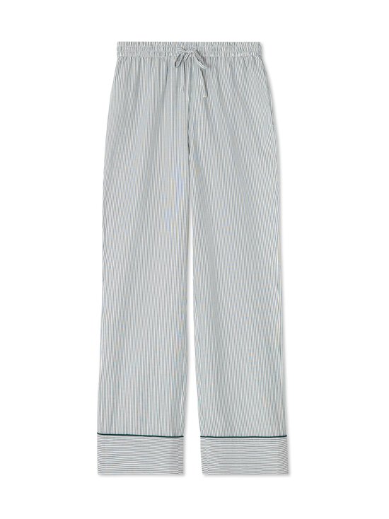 Lexington - Cotton Pinstripe -pyjama - 890 GREEN/WHITE STRIPE | Stockmann - photo 3