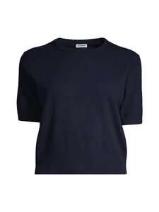 Jil Sander - T-paitamallinen crop-neule - 403 INK | Stockmann