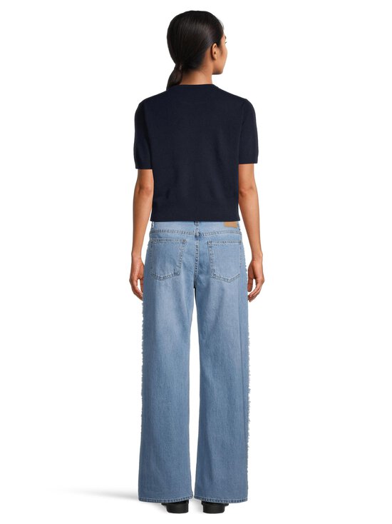 Jil Sander - T-paitamallinen crop-neule - 403 INK | Stockmann - photo 3