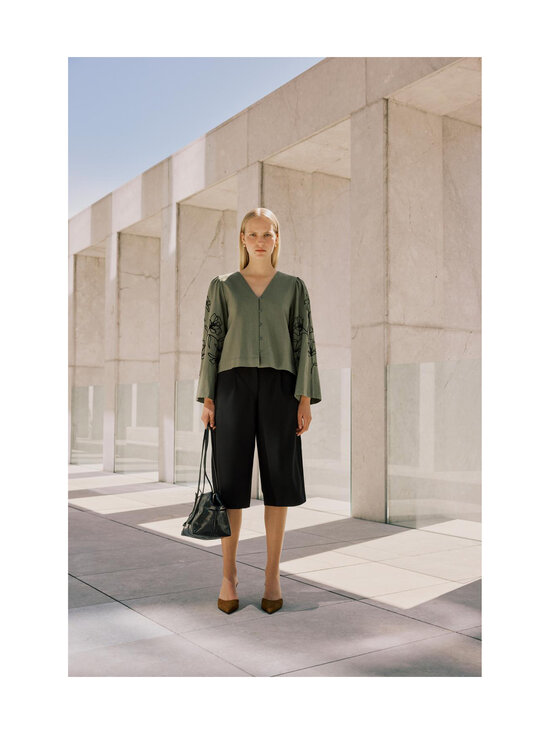 Vila - ViWinnie Siffe Long -bermudashortsit - BLACK BEAUTY | Stockmann - photo 3