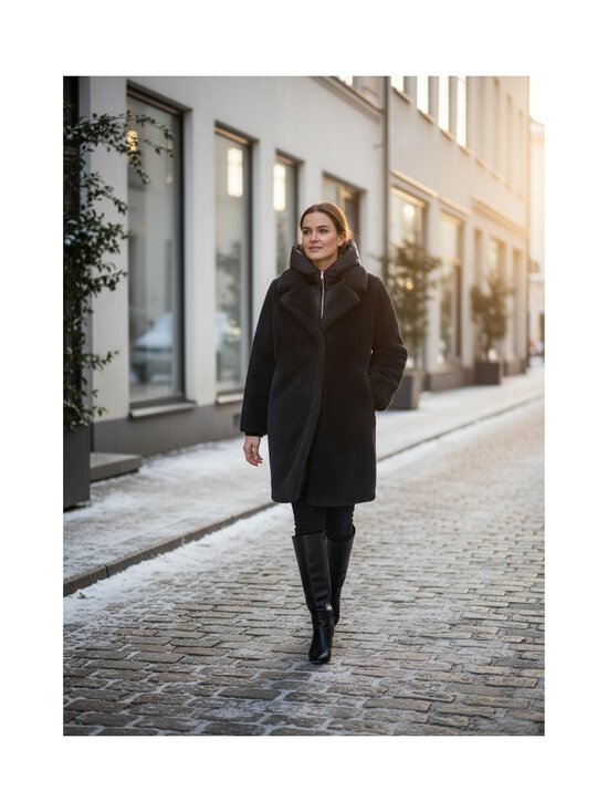 Beaumont - Kunstkarusnahast mantel Saar - 1990 BLACK | Stockmann - photo 3