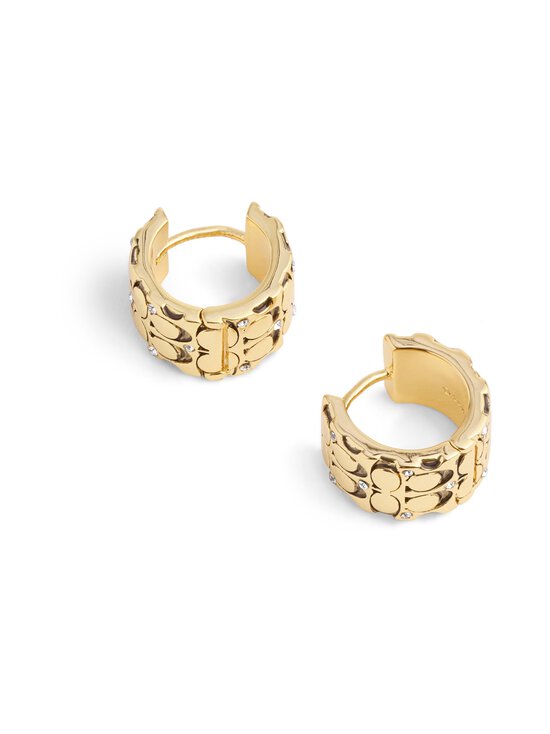 Coach - Logo Quilt Huggie -korvakorut - GOLDEN SHADOW/GOLD | Stockmann - photo 2