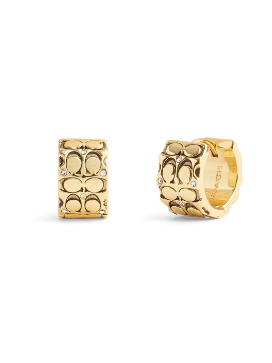 Coach - Logo Quilt Huggie -korvakorut - GOLDEN SHADOW/GOLD | Stockmann - photo 3