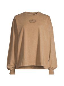 Ganni - Future Essentials Washed Effect -paita - 03P COCA MOCHA | Stockmann