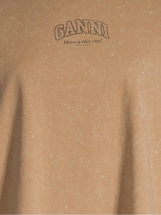 Ganni - Future Essentials Washed Effect -paita - 03P COCA MOCHA | Stockmann - photo 4