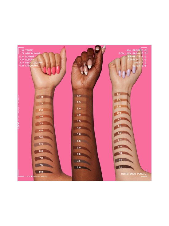 NYX Professional Makeup - Micro Brow Pencil -kulmakynä - 03 AUBURN - photo 6 NYX Professional Makeup - Micro Brow Pencil -kulmakynä - 03 AUBURN | Stockmann - photo 6