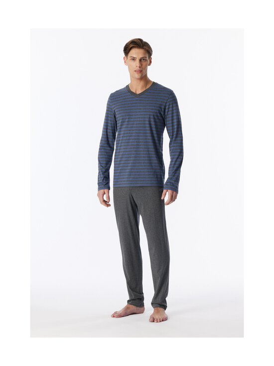 Schiesser - Pyjama Long  -pyjamapaita ja pyjamahousut - 843 FADED DENIM | Stockmann - photo 3