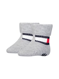 Tommy Hilfiger - TH Baby Flag -sukat 2-pack - 002 LIGHT GREY MELAGNE Tommy Hilfiger - TH Baby Flag -sukat 2-pack - 002 LIGHT GREY MELAGNE | Stockmann