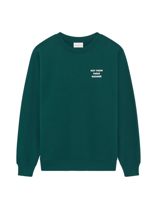 Drôle de Monsieur - Bold Slogan -collegepaita - DGN / DARK GREEN | Stockmann - photo 1