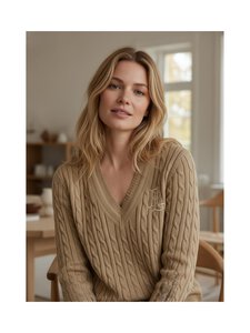 Lauren Ralph Lauren - Meren-neulepusero - 013 BIRCH TAN | Stockmann