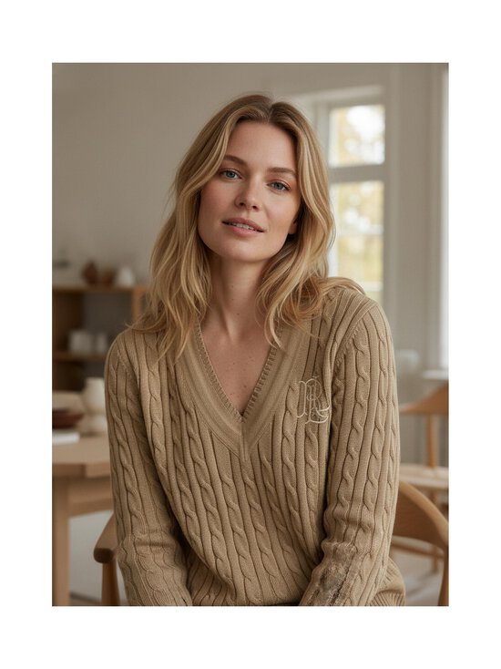 Lauren Ralph Lauren - Meren-neulepusero - 013 BIRCH TAN | Stockmann - photo 1