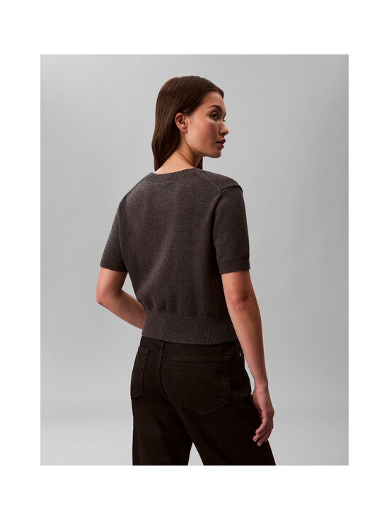 Calvin Klein Jeans - Chunky Cotton Graphic -neulepusero - P7I B85 CHARCOAL HEATHER | Stockmann - photo 2