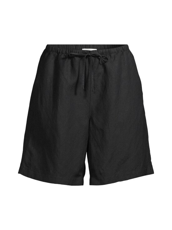 NOOM - Taru-pellavasekoiteshortsit - BLACK | Stockmann - photo 1