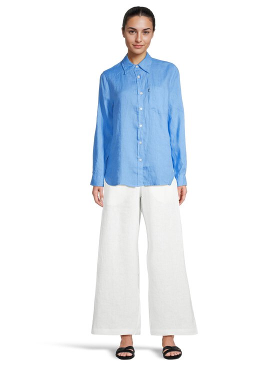 Lexington - Classic-pellavapaitapusero - 500 BLUE | Stockmann - photo 2