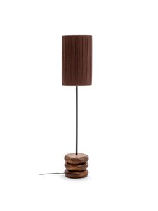 Kave Home - Kor-lattiavalaisin K 145 cm juutti / akaasia - BROWN | Stockmann