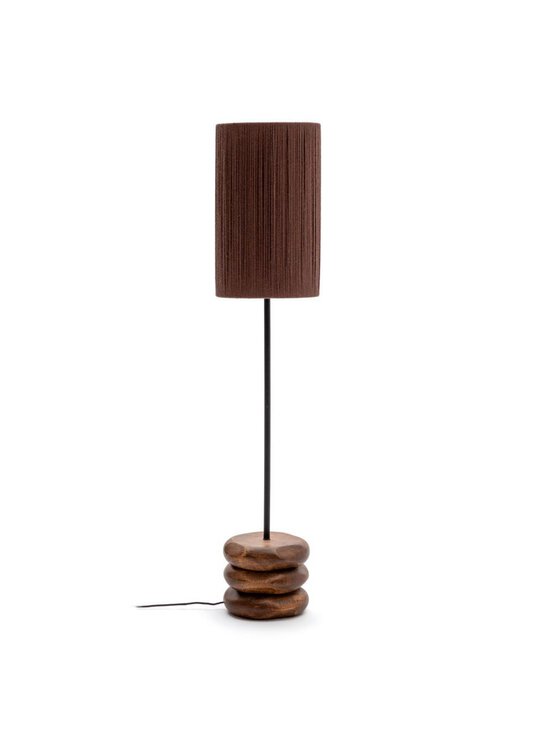 Kave Home - Kor-lattiavalaisin K 145 cm juutti / akaasia - BROWN | Stockmann - photo 1