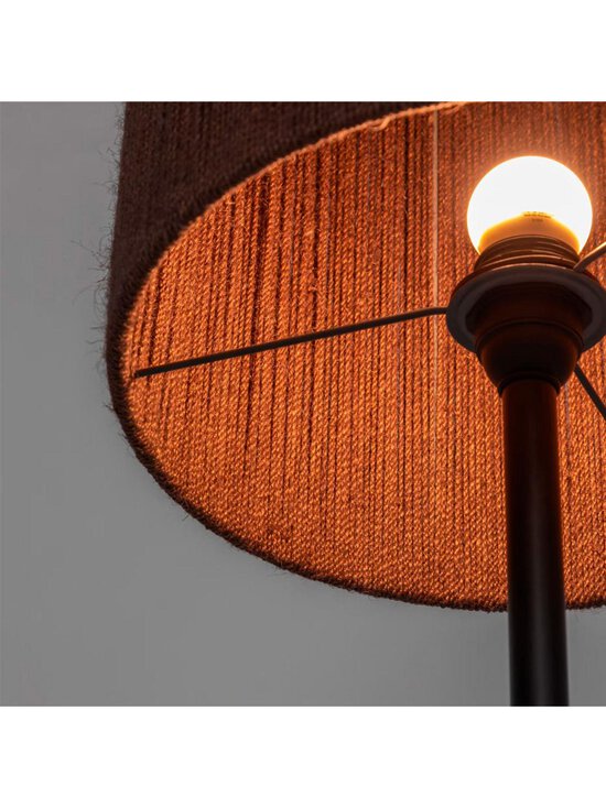 Kave Home - Kor-lattiavalaisin K 145 cm juutti / akaasia - BROWN | Stockmann - photo 5