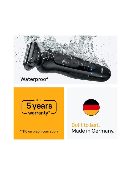 Braun - Series-5 Shaver 52N1200S  -partakone - BLACK | Stockmann - photo 2