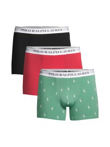 Polo Ralph Lauren - Classic-bokserit 3-pack - 3PK HVN GRN AOPP/SUN RED/BLACK | Stockmann