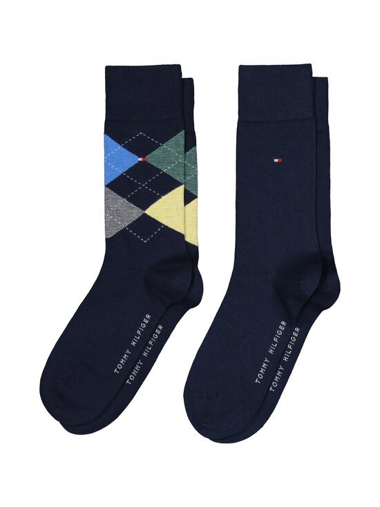 Tommy Hilfiger - Sokid Check, 2 paari - 047 NAVY MULTICOLOR - photo 2 Tommy Hilfiger - Sokid Check, 2 paari - 047 NAVY MULTICOLOR | Stockmann - photo 2