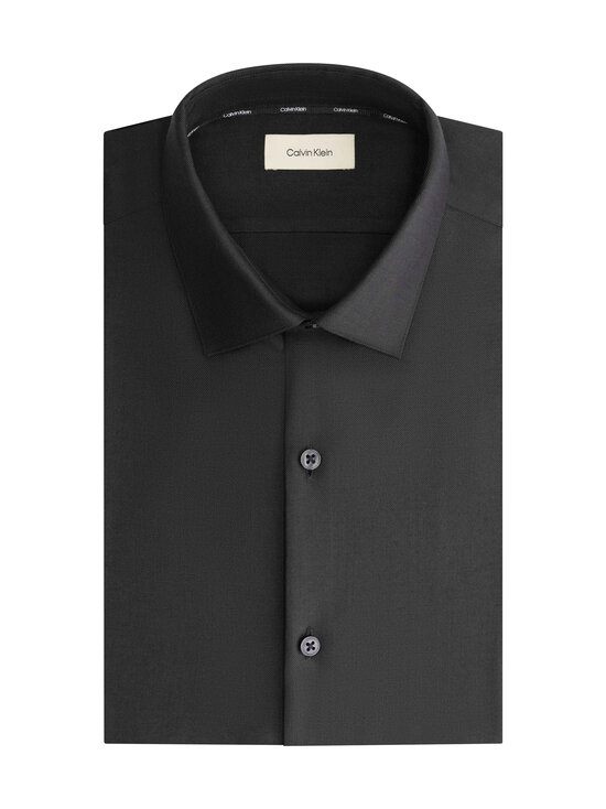Calvin Klein Menswear - Slim Fit Comfort -kauluspaita - 0E0 BLACK | Stockmann - photo 1