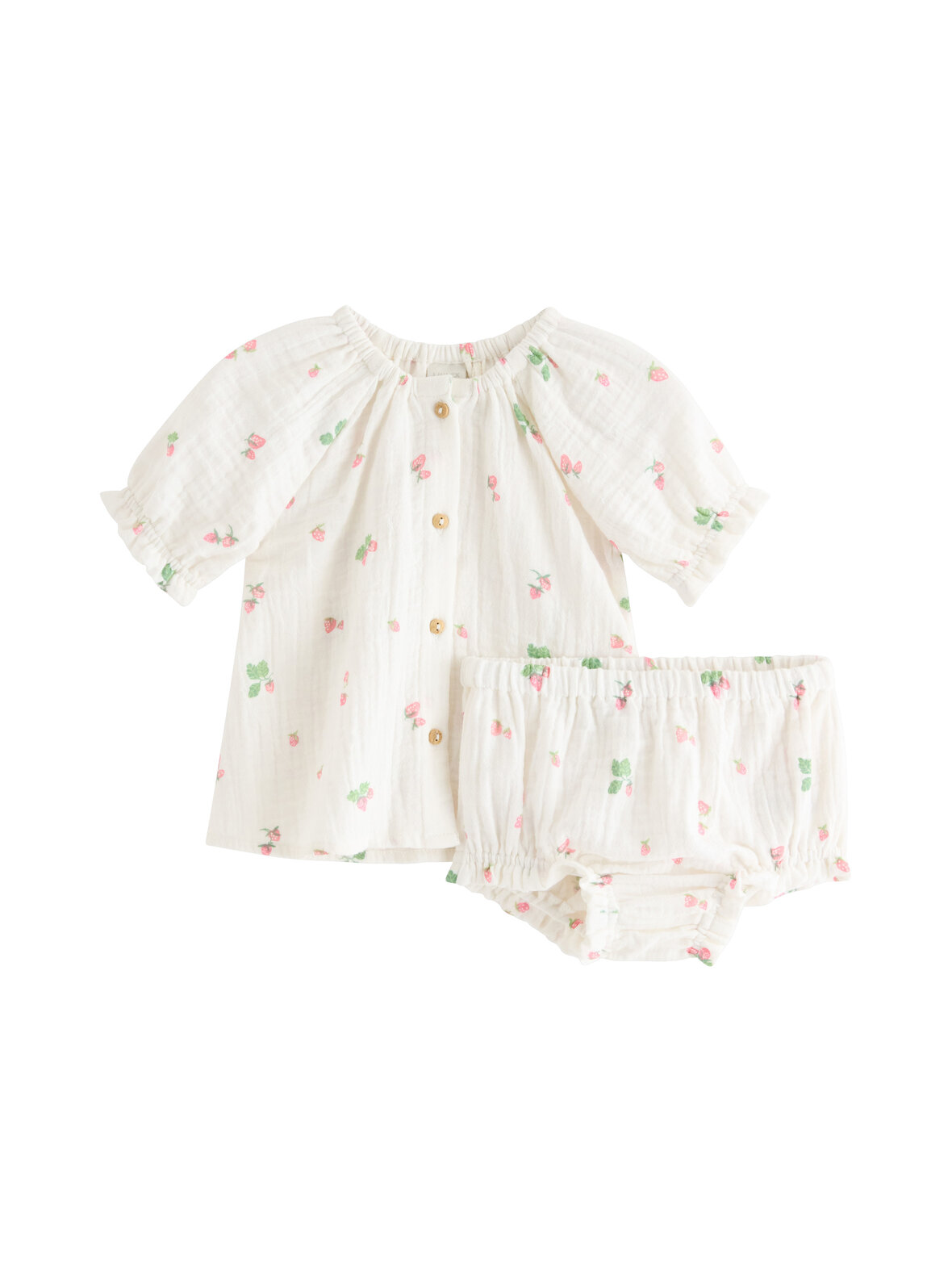 Blouse and bloomers set -paita ja shortsit