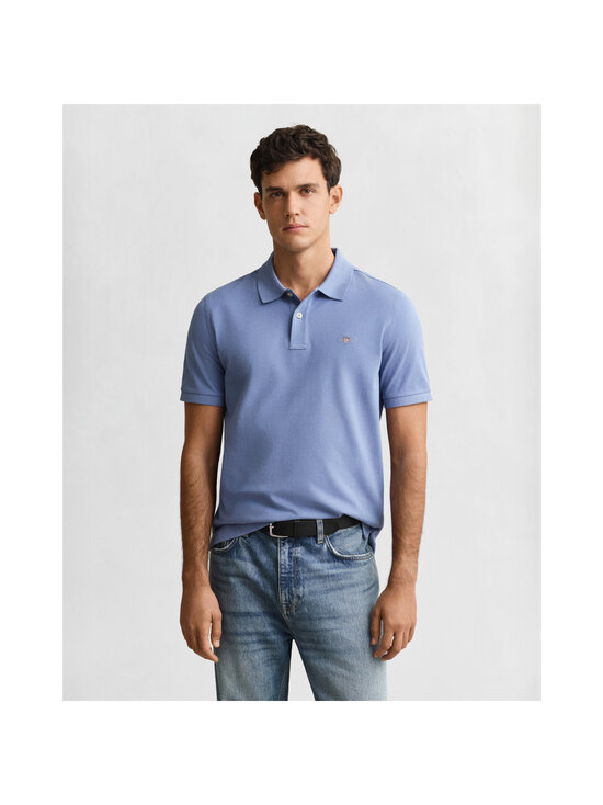 GANT - Regular Fit Shield -pikeepaita - 430 FADED DENIM | Stockmann - photo 2