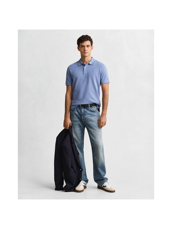 GANT - Regular Fit Shield -pikeepaita - 430 FADED DENIM | Stockmann - photo 5