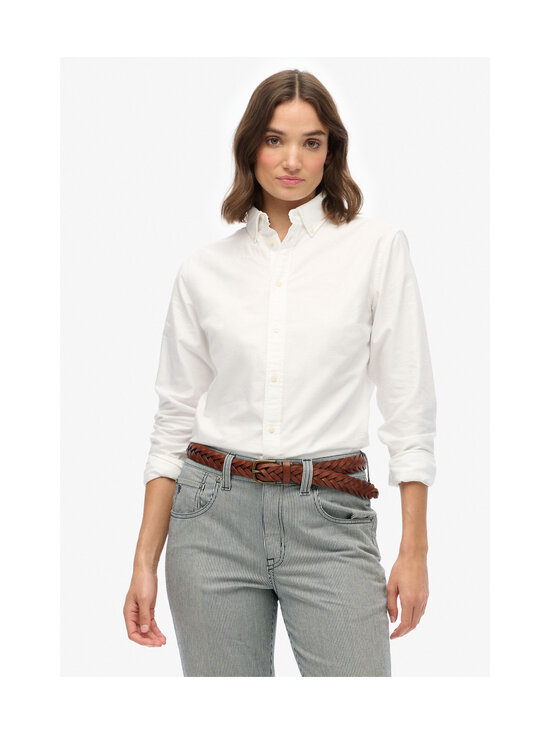Superdry - Slim Oxford -paitapusero - KKJ OPTIC WHITE OXFORD | Stockmann - photo 2