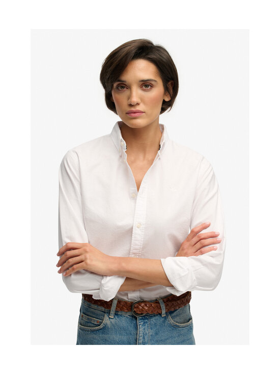 Superdry - Slim Oxford -paitapusero - KKJ OPTIC WHITE OXFORD | Stockmann - photo 5