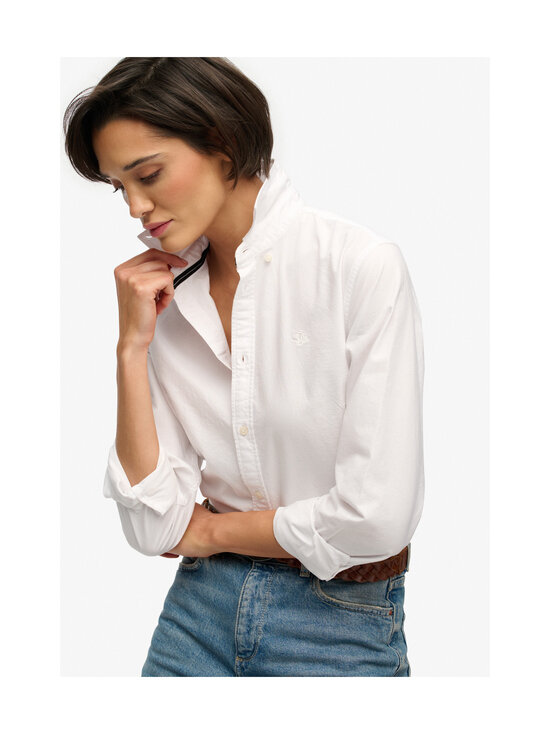 Superdry - Slim Oxford -paitapusero - KKJ OPTIC WHITE OXFORD | Stockmann - photo 8