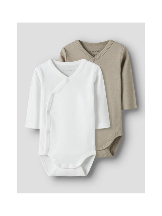 Name It - NbnBody Wrap Solid bodiji, 2-gab. - PURE CASHMERE PACK:W/ BRIGHT WHITE - photo 4 Name It - NbnBody Wrap Solid bodiji, 2-gab. - PURE CASHMERE PACK:W/ BRIGHT WHITE | Stockmann - photo 4