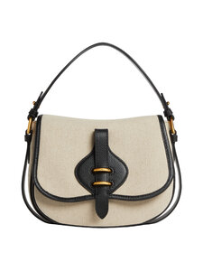 Coccinelle - Mavery Canvas -käsilaukku - 846 NATURAL/NOIR | Stockmann