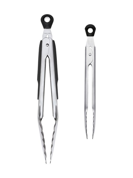 OXO - Good Grips -pihtisetti 2 kpl - STEEL, BLACK | Stockmann - photo 1