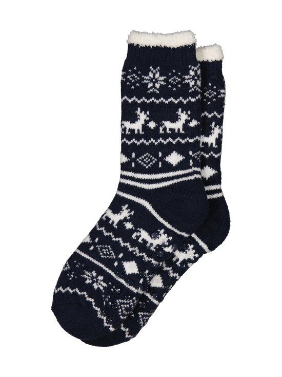 Cuddly Socks - Holidays Anti-slip -sukat - 4901 NAVY/OFF-WHITE | Stockmann - photo 2