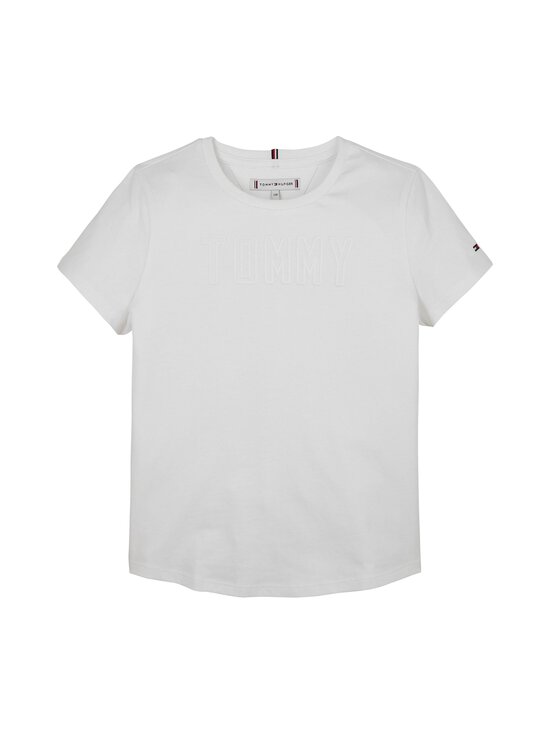 Tommy Hilfiger - Tonal Tommy T-paita - YBR WHITE - photo 1 Tommy Hilfiger - Tonal Tommy T-paita - YBR WHITE | Stockmann - photo 1