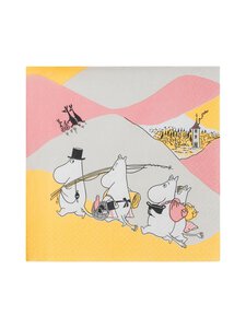 Moomin Arabia - Pabersalvrätikud Family Time 33 cm - MULTI-COLOUR | Stockmann