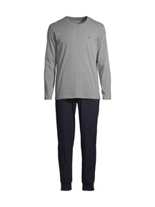 Emporio Armani - Nightwear pidžamas krekls un pidžamas bikses - M8098 MEL GREY/AR.BLU Emporio Armani - Nightwear pidžamas krekls un pidžamas bikses - M8098 MEL GREY/AR.BLU | Stockmann