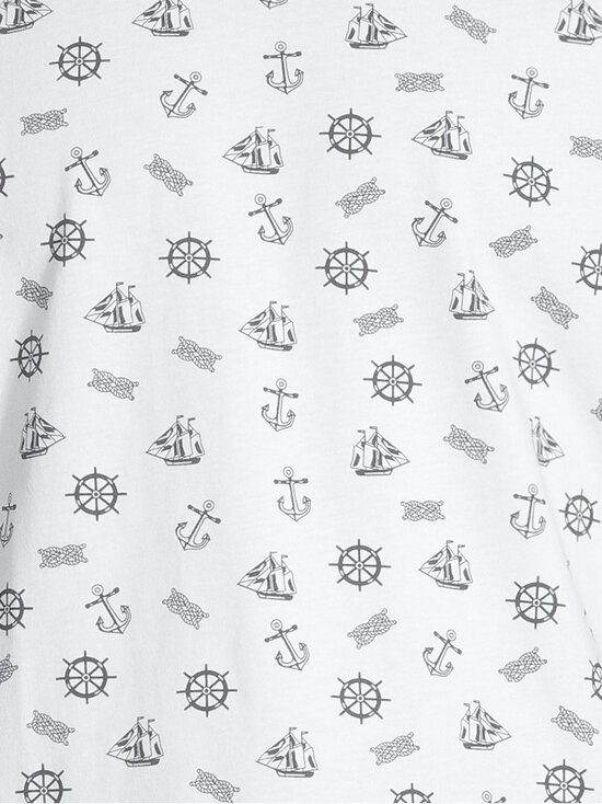 Cap Horn loungewear - Manuel Jersey -pyjama - WHITE/NAVY ANCHOR | Stockmann - photo 6